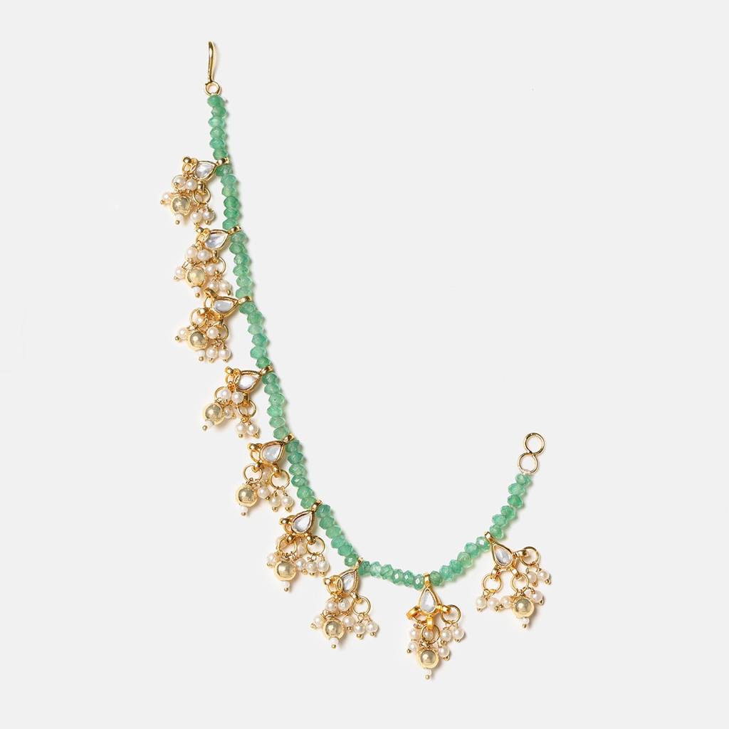 Saanjh Hara Ear Chain : RRJAN26-79