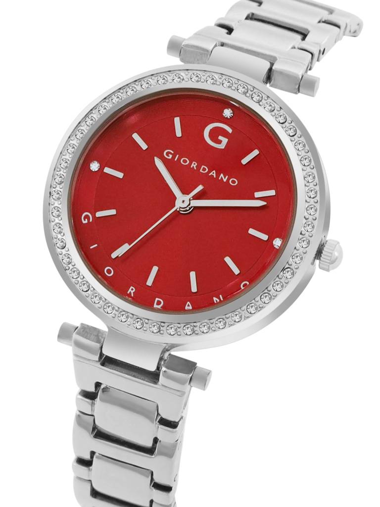 Analog Wrist Watch For Women | Stylish Metal Strap With Water Resistant 3 Hand Mechanism For Girls & Ladies To Co : GD-4212-11