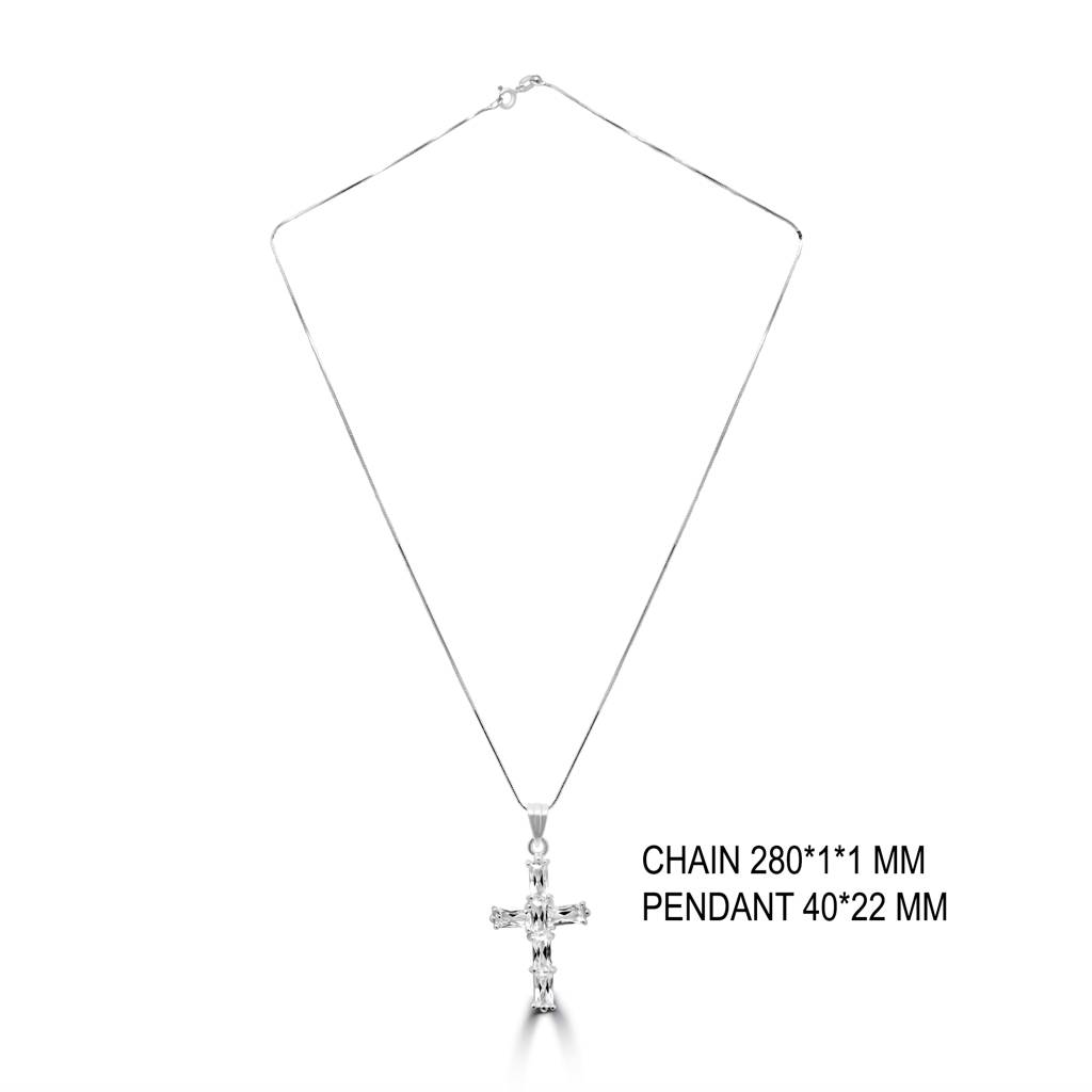 925 Pure Silver Elegant And Charming Chain Pendant : CP1023