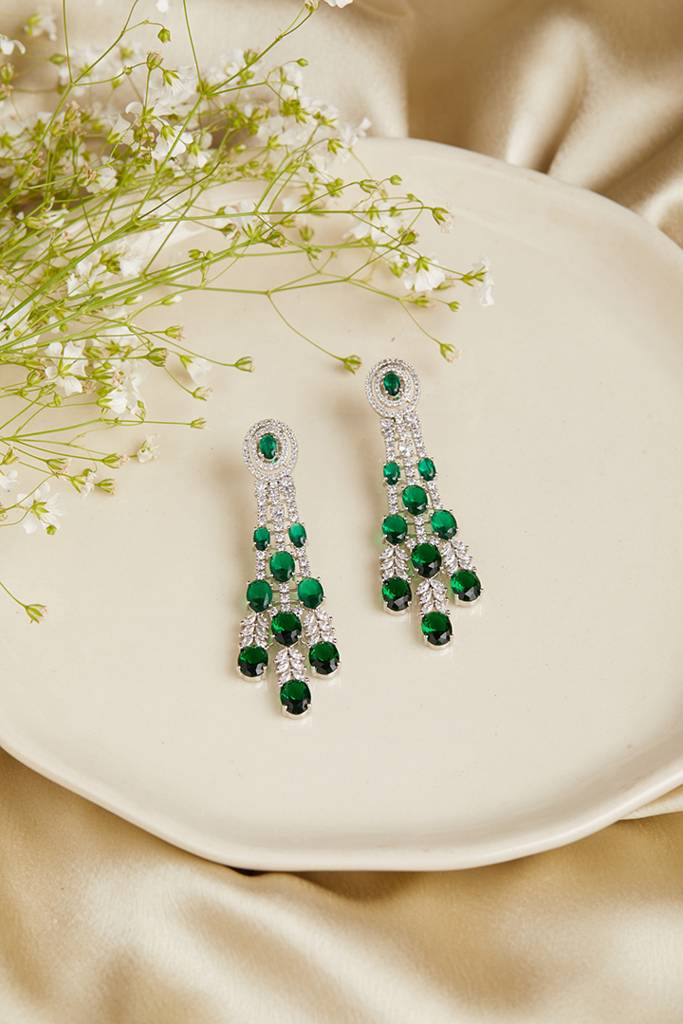 Green Buds Earrings : BJER0119