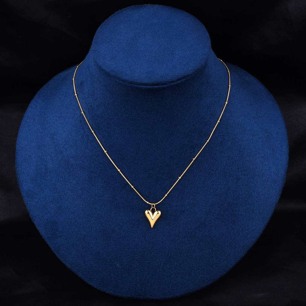 Veloura Delicate 18K Gold Plated Necklace : PENECKGP37