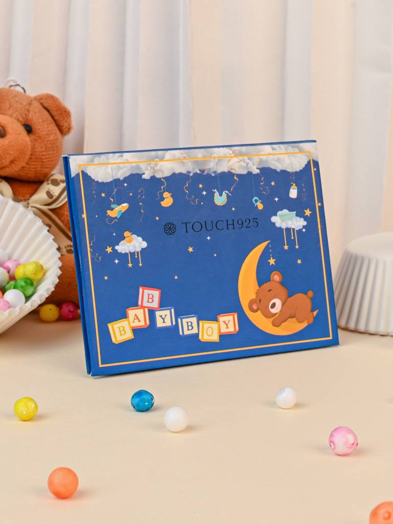 999 Silver Baby Boy Coin Box : GS19