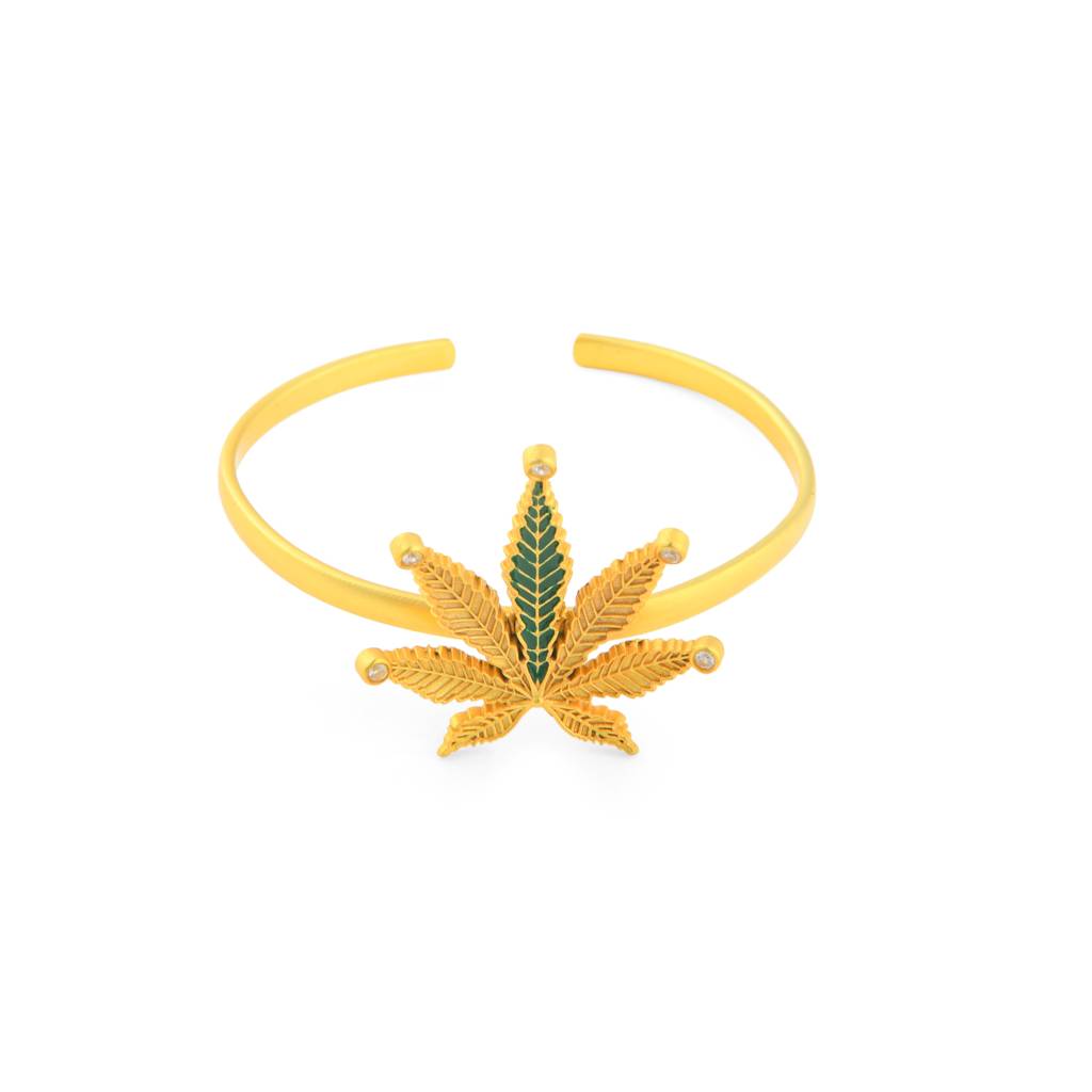 Corbett Canabis Cuff Bracelet : TCCB05