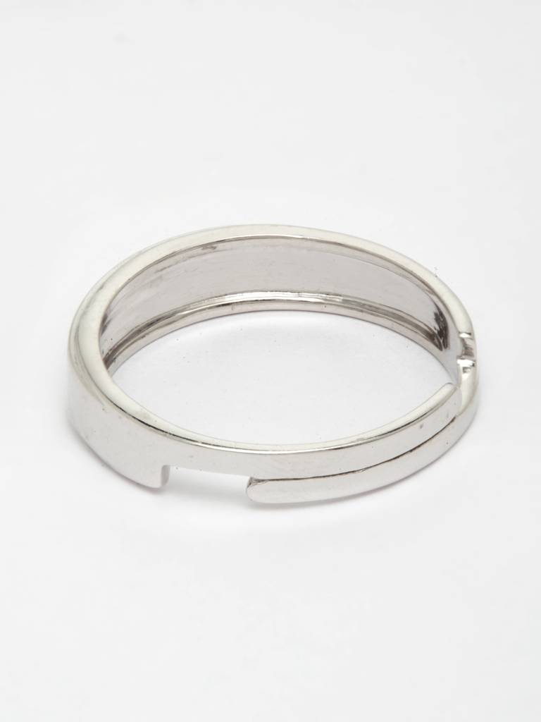 Pure 925 Sterling Silver Heart Adjustable Ring Gift For Men And Boys : CSCPLR4_M