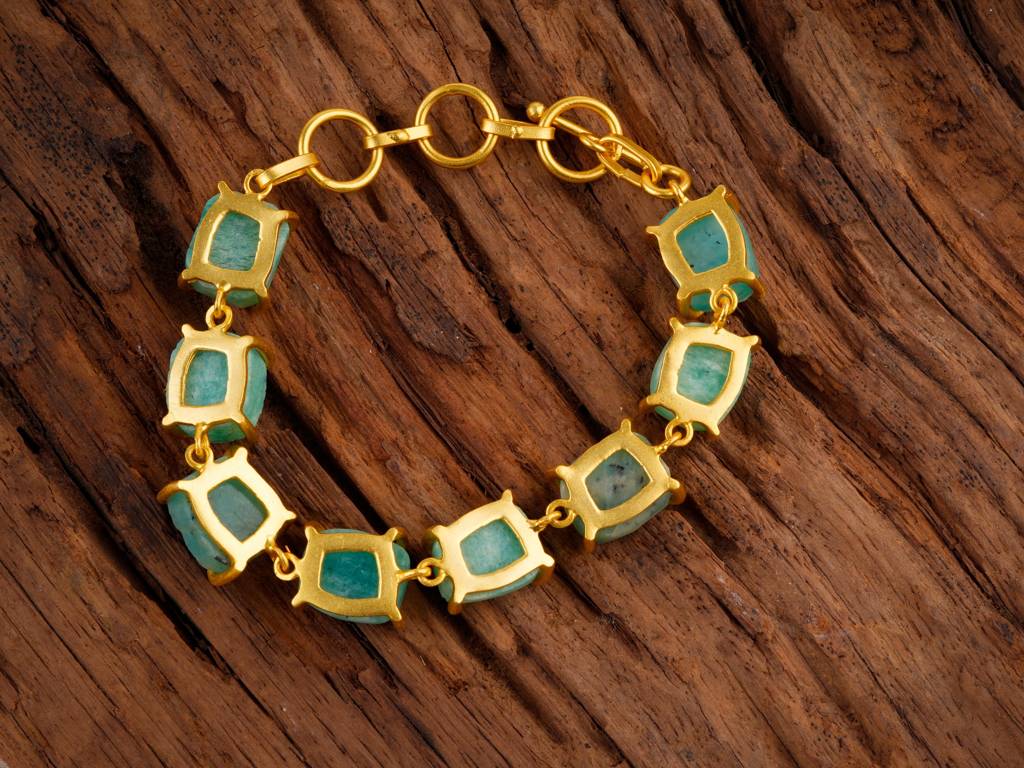 Uncut Amazonite Bracelet : NAGB06
