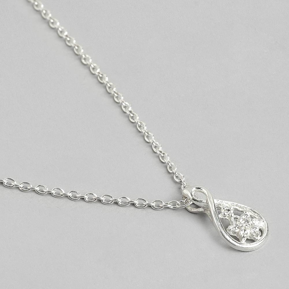 Silver Zircon Pear Necklace : Silver Zircon Pear Necklace : Silver Zircon Pear Necklace : Silver Zircon Pear Necklace : 