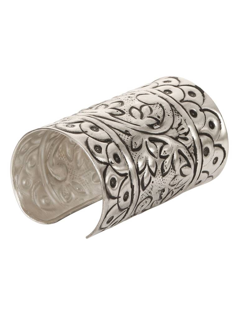 Women Oxidised Cuff Bracelet/Handcuff : VI24BC100009
