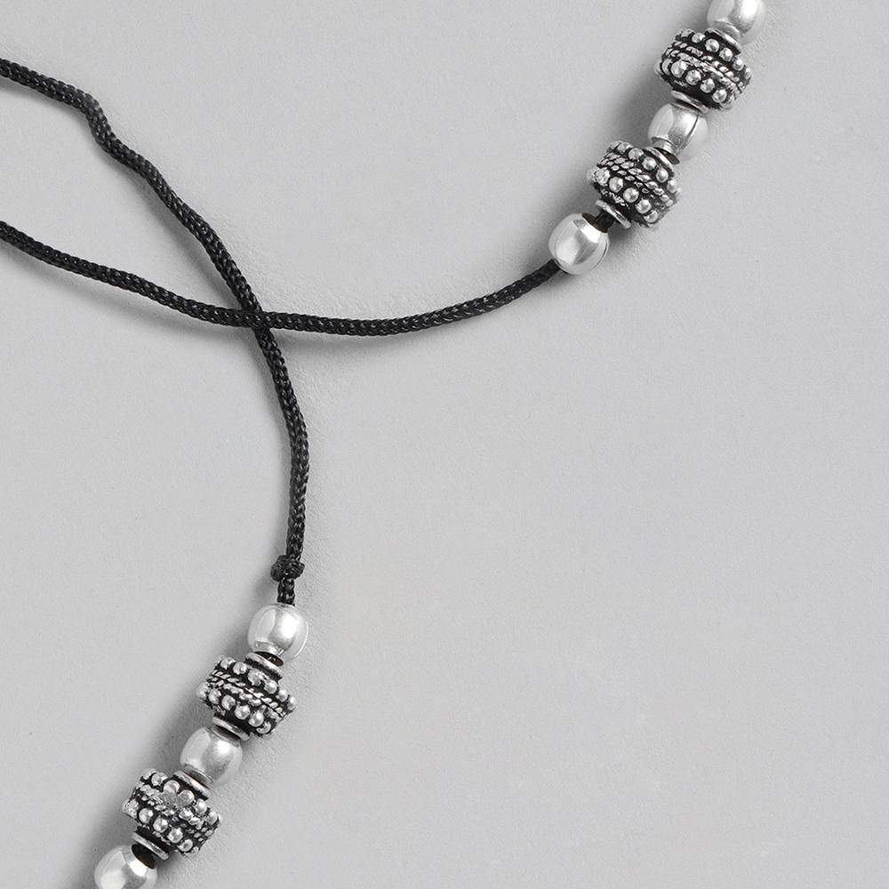 Tribal Beads Thread Silver Anklet : Tribal Beads Thread Silver Anklet : Tribal Beads Thread Silver Anklet : Tribal Beads