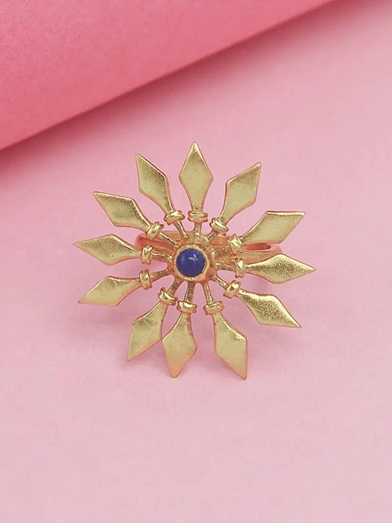 Silver 92.5 Sudarshan Chakra Ring : U080SO08R0199