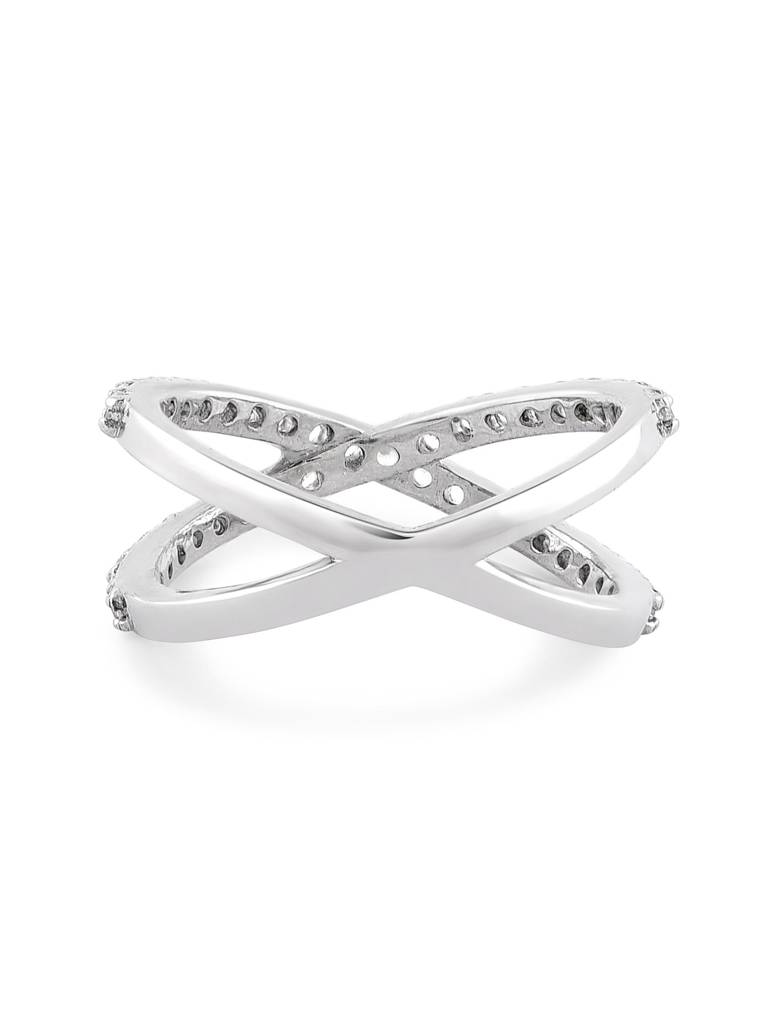 925 Silver Love Locked Ring