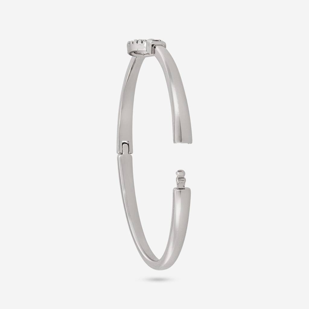 White - Party Wear Zircon Kada - 464466 : 464467