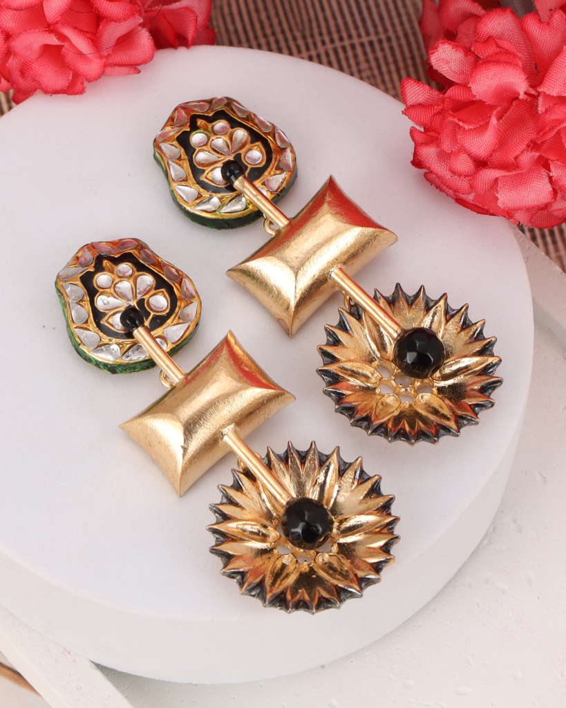 Mughal Hand Crafted Earrings : OTW-1029