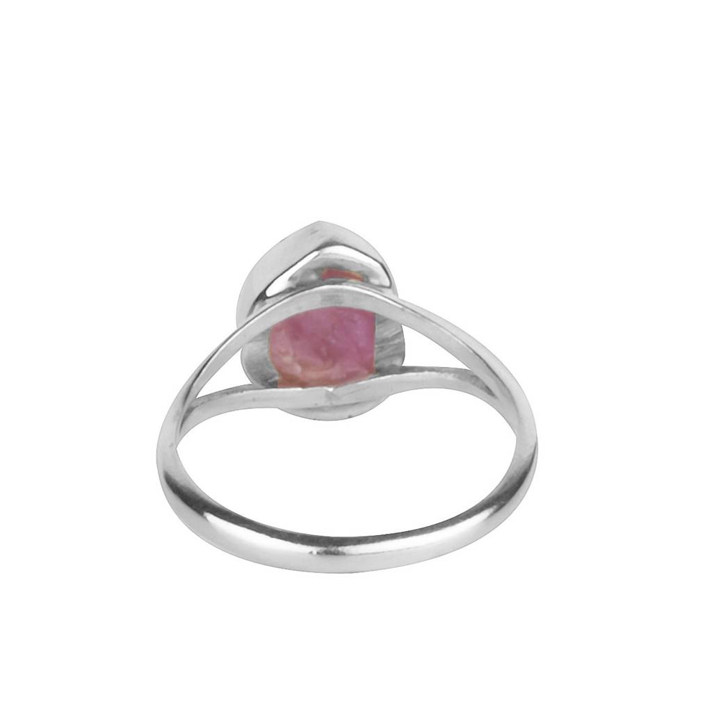 925 Sterling Silver Ruby Ring For Women | Luxury Red Gemstone Ring | Party & Wedding Jewelry : FU-0834