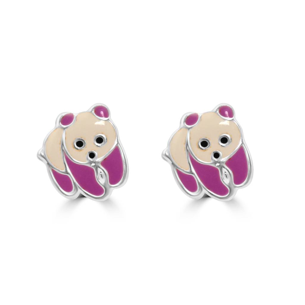 Exquisite Sterling Silver Animal Shaped Stud Earrings For Nature Lovers And Trendsetters : TWP1254
