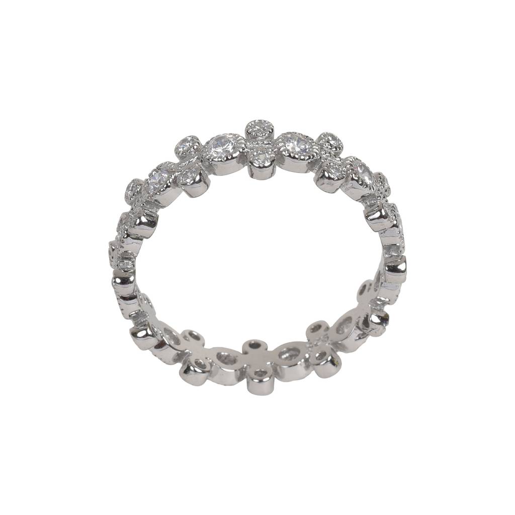 Petite 92.5 Sterling Silver Band Ring : SR017-7