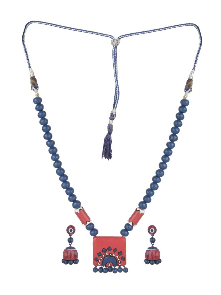 Teracotta Twlight Tones Necklace Set : TERRANS1484