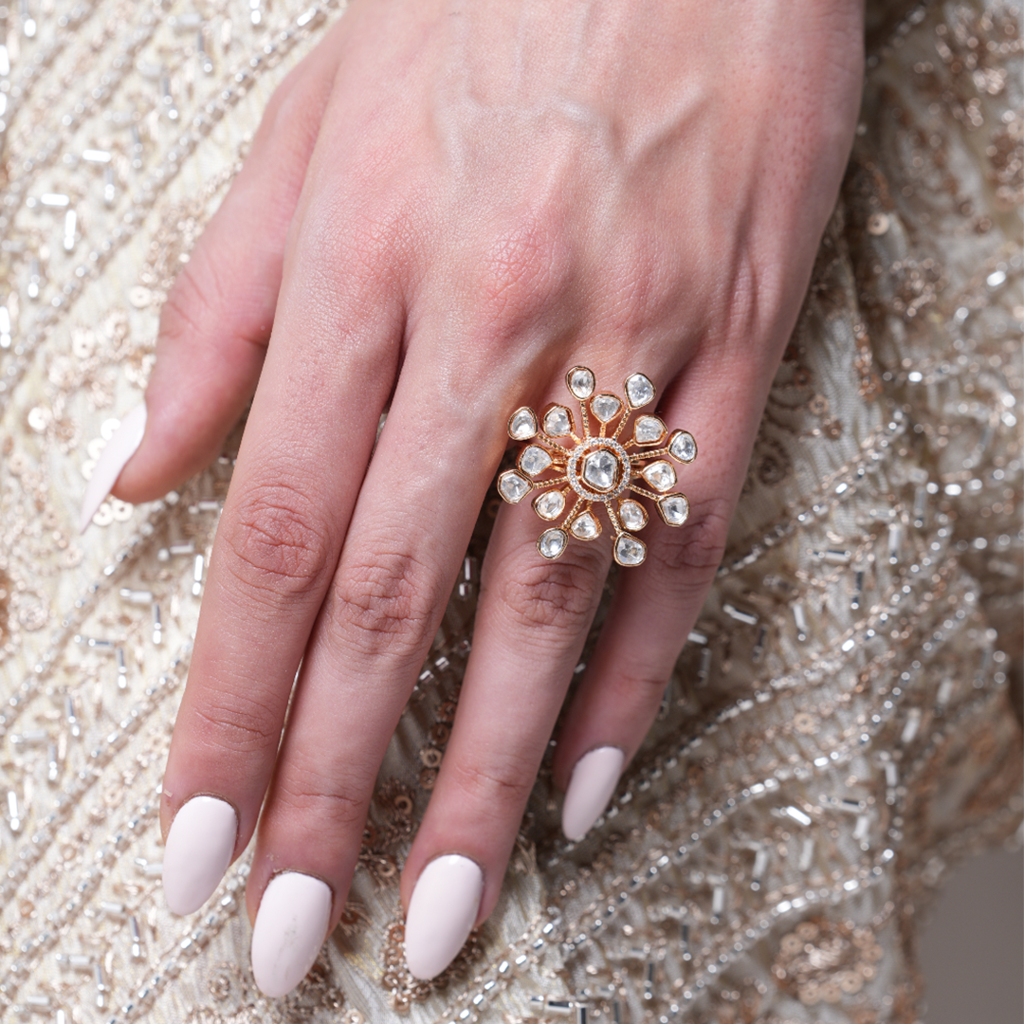 Designer Moissanite Ring : CAO0039MPS