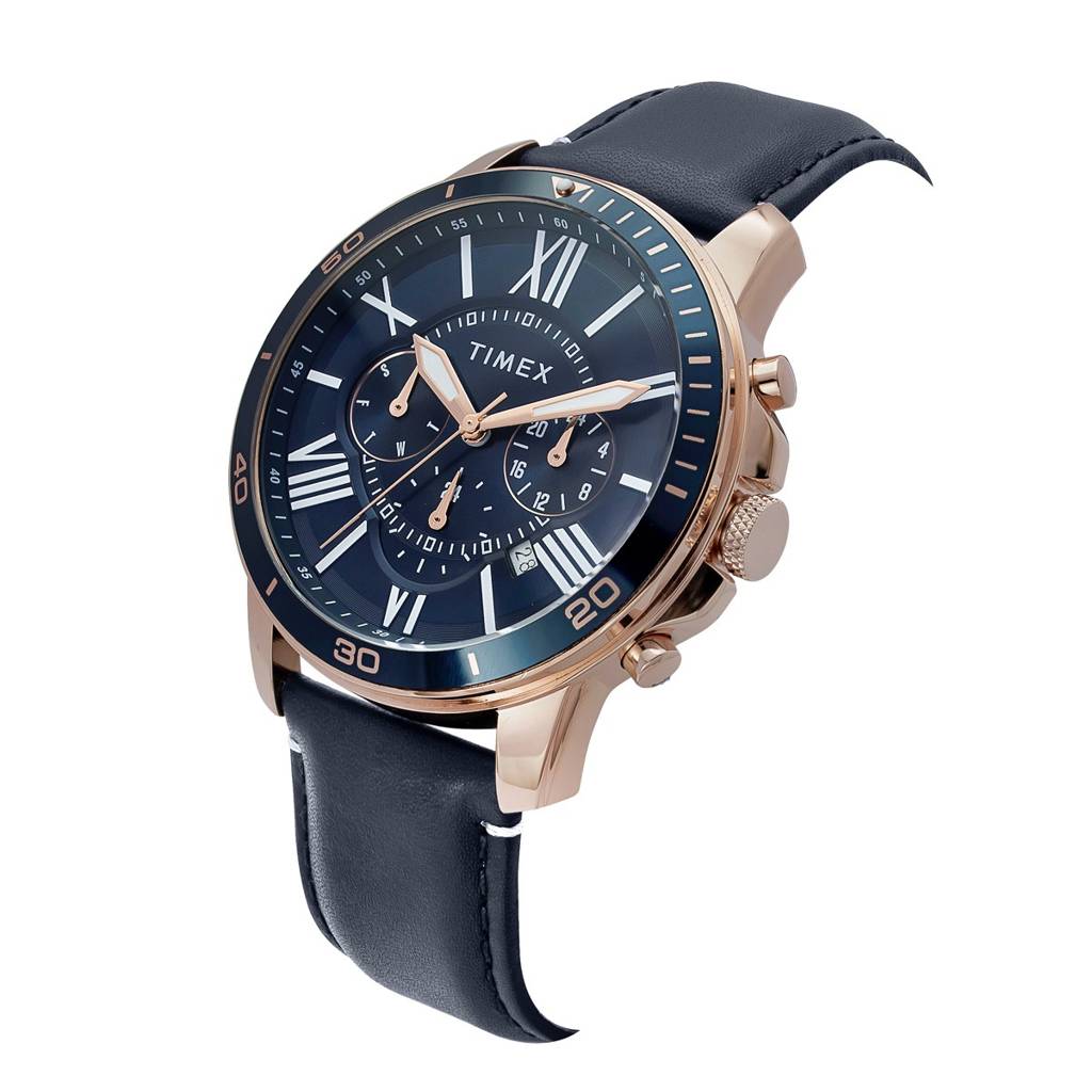 Timex Round 46Mm Dial Analog Men Watch - Tweg314Smu01 : TWEG314SMU01