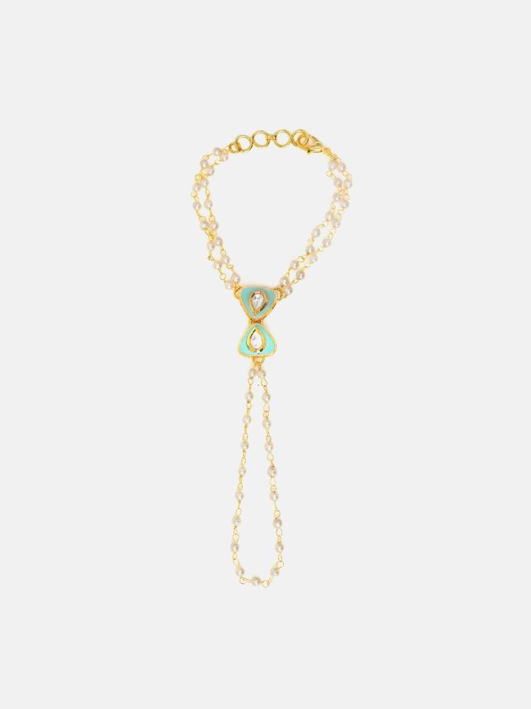 Ruby Raang Modern Fusion Hand Jewellery : RRKDEC25-42