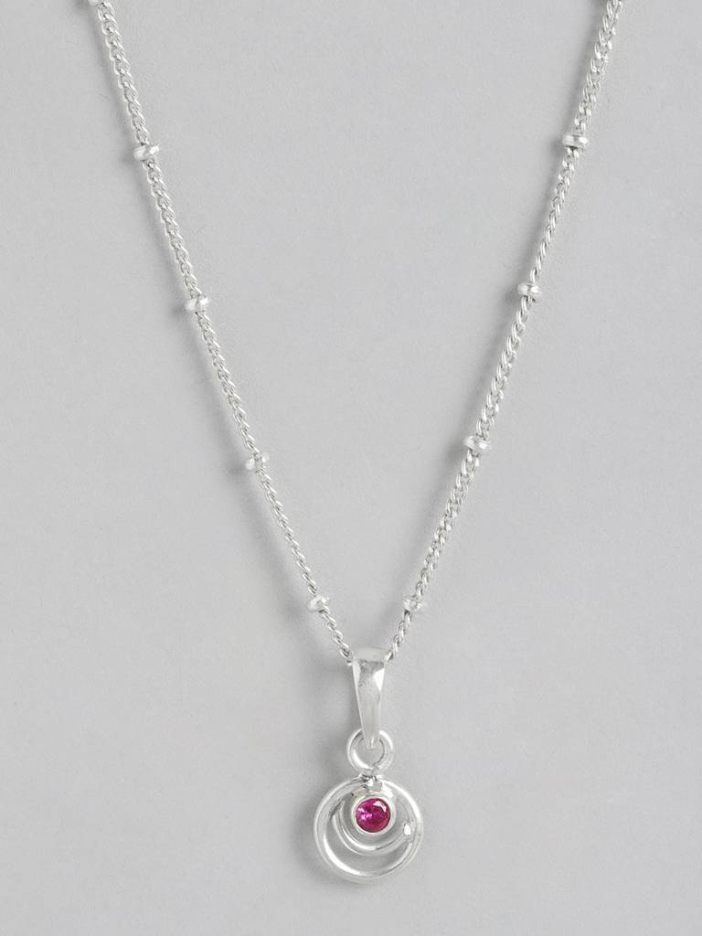 92.5 Silver Spiral Necklace : U100SG005MY003