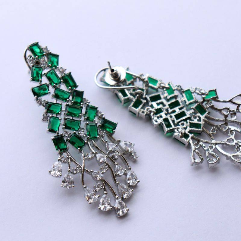 Tangled Emerald Earrings : BJER0118