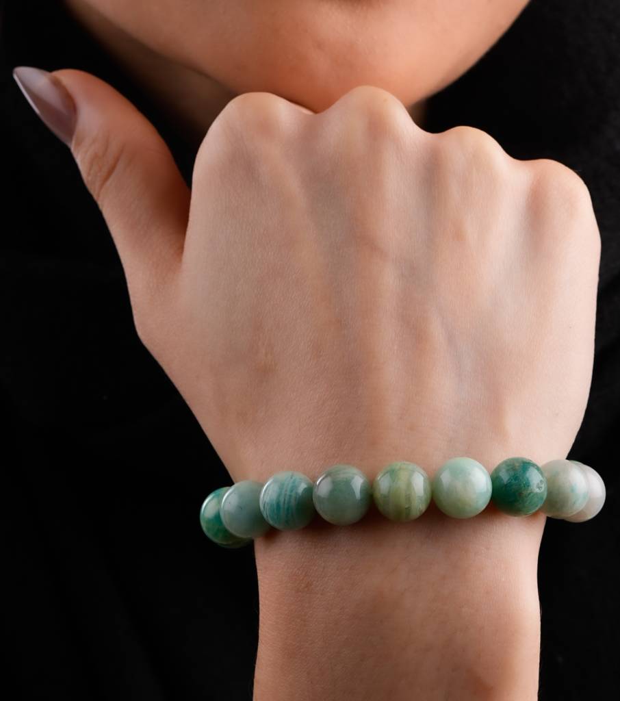Amazonite  Gemstone Bracelet : BBM46