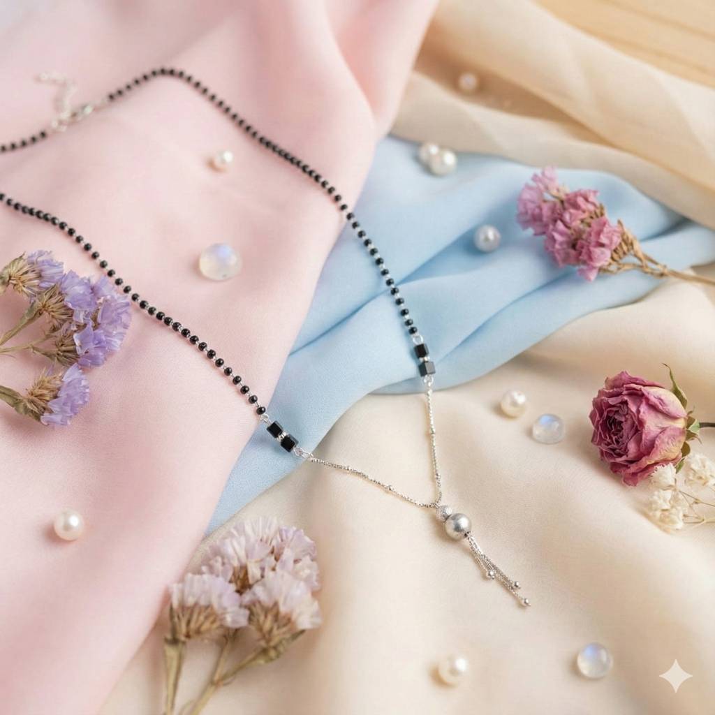 925 Pure Silver Mangalsutra-Ms1007 : MS1007