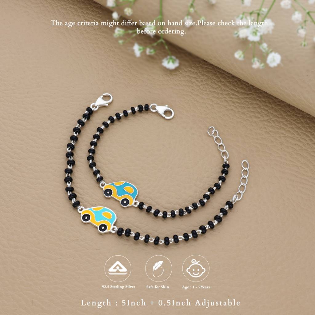 Speedy Wheels Silver Nazariya For Baby Hand(1 - 2Yrs) : KN-7