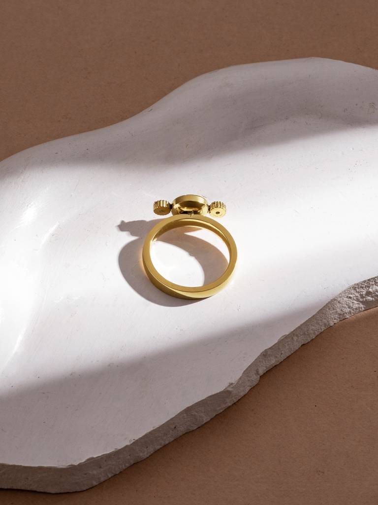 Classic Orbit Crest Ring For Women - Waterproof & Anti-Tarnish : RG0272-6