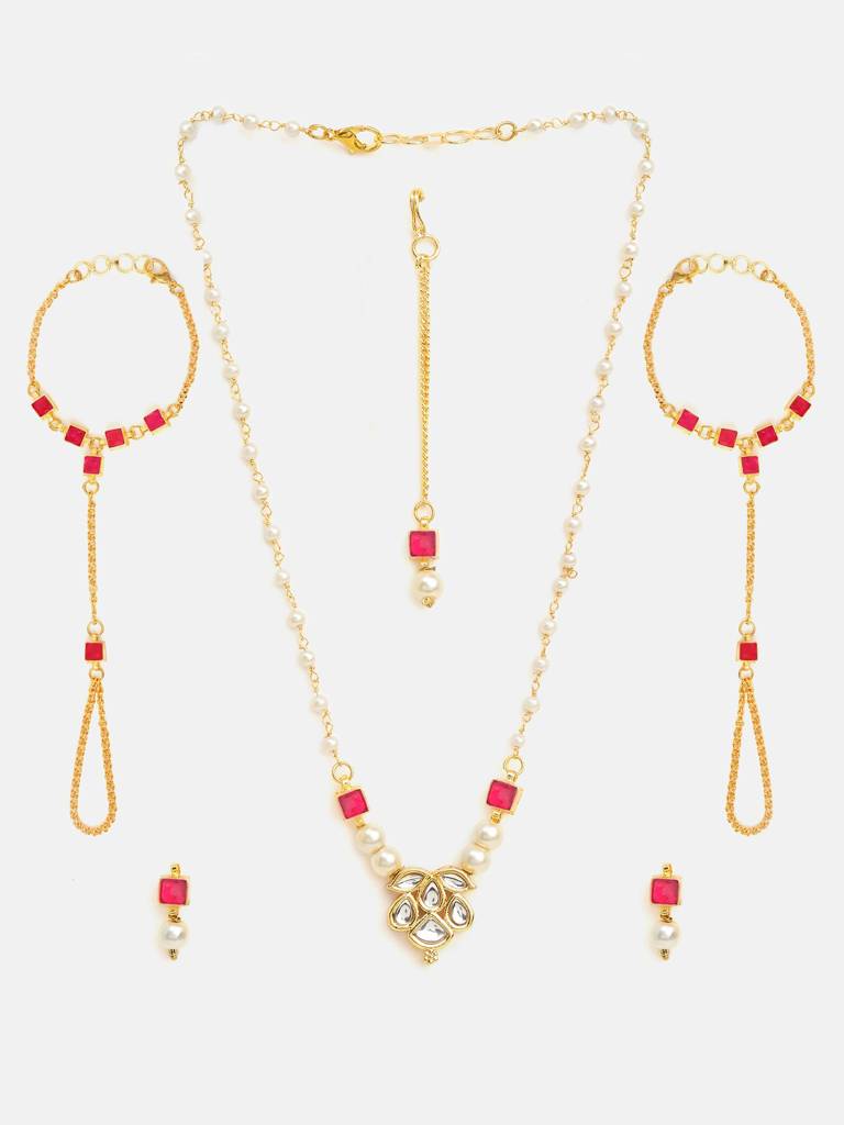 Ruby Raang Dua 4-Piece Jewelery Set : RRKDEC25-45