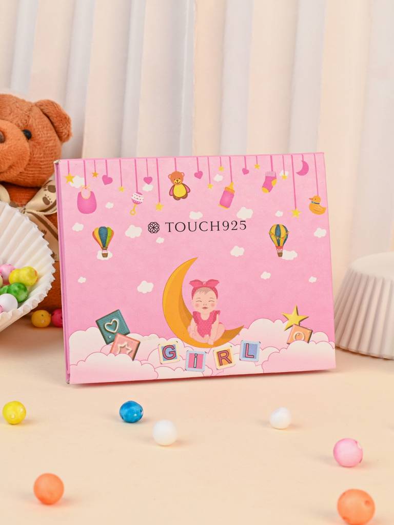 999 Silver Welcome Baby Girl Coin Box : HS21