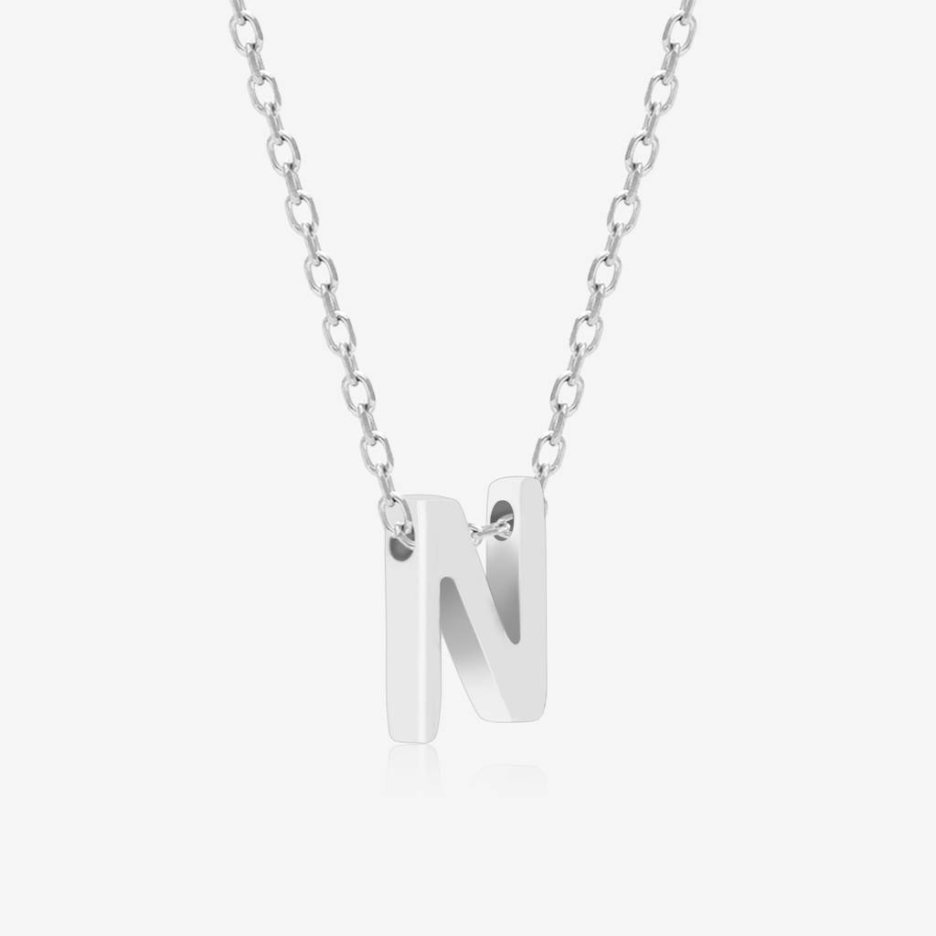 Noble N Initial Necklace : GIN133