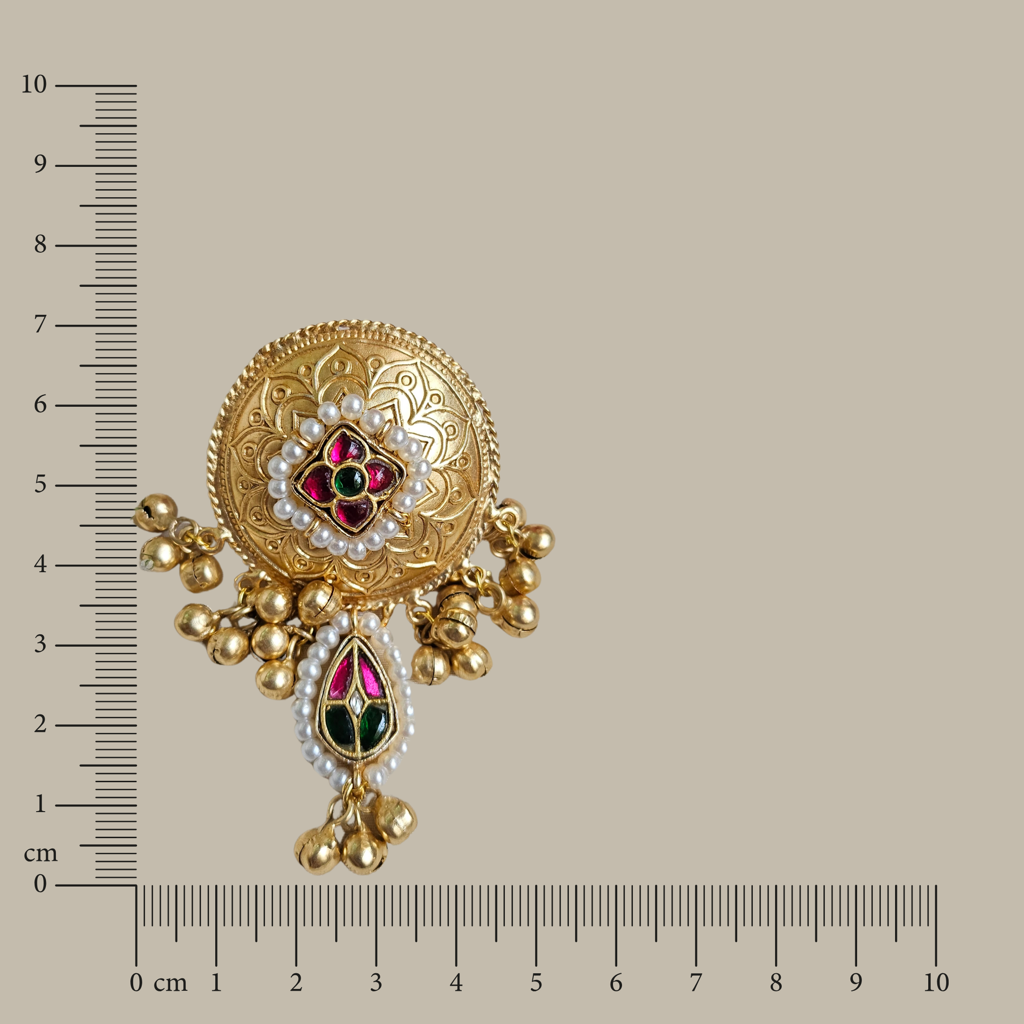 Aisha Kashmir Kaan Chain Jhumka : ER022