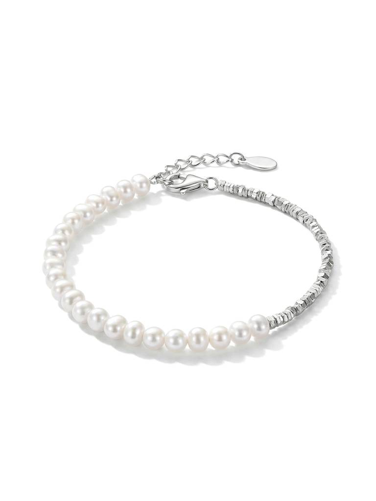 Pearl Station Silver Bracelet : HELB2231