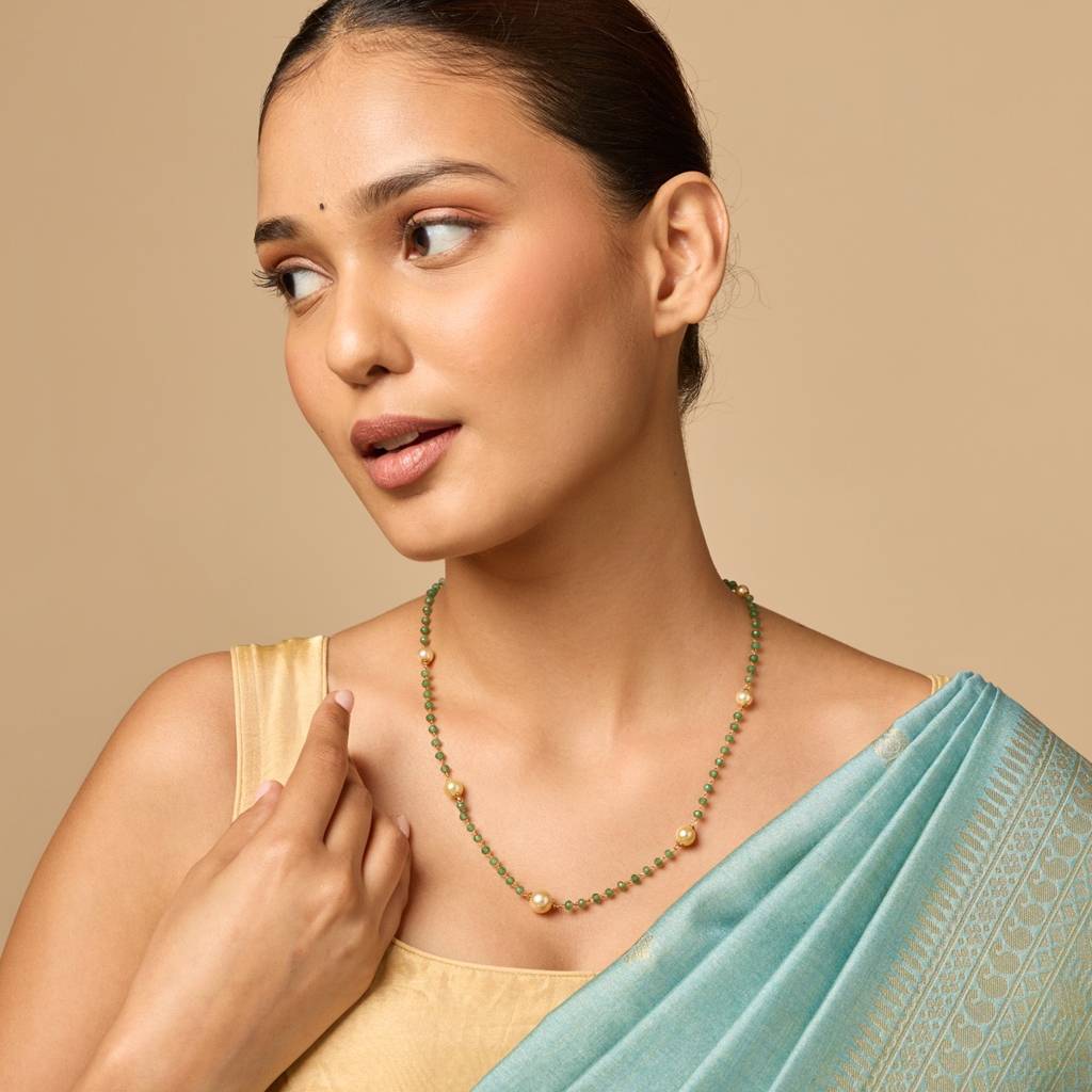 Green Gold Plated Antique Chain - 448754 : 448754