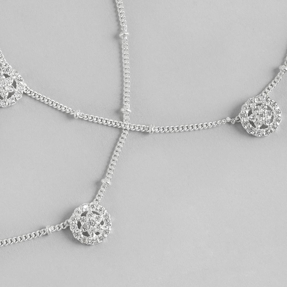 Silver 92.5 Single Circle Anklet : Silver 92.5 Single Circle Anklet : Silver 92.5 Single Circle Anklet : Silver 92.5 Sin