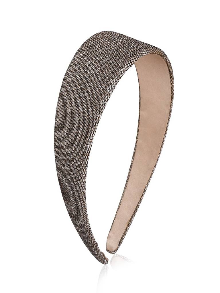Purple Glitter Padded Headband Handcrafted Fashion Jewelry For Women : SCDELHB0098