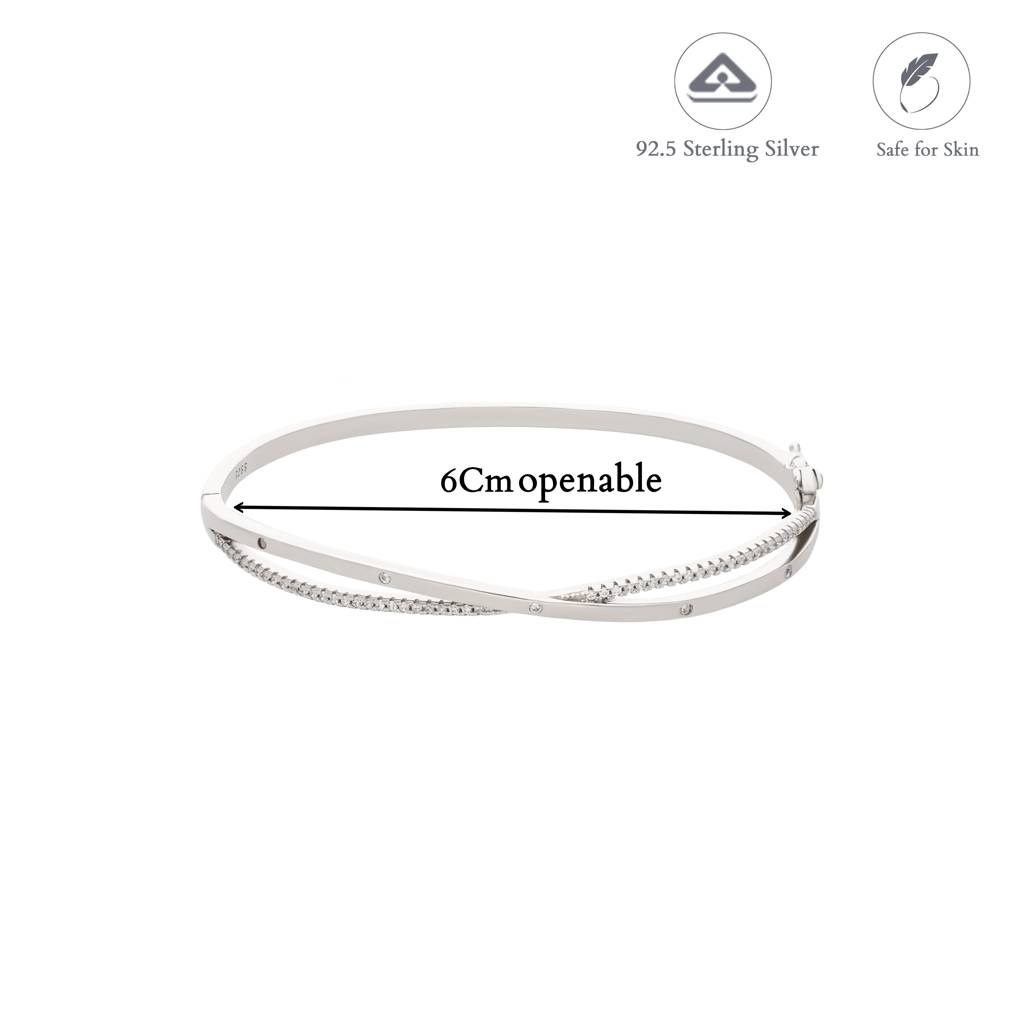 Twisted Fun 925 Silver Kada : KA-20