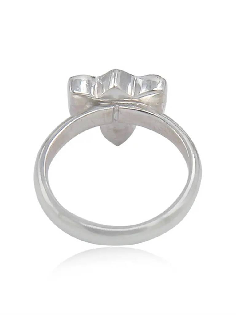 Silver Lotus Ring : U080SG003RO02001