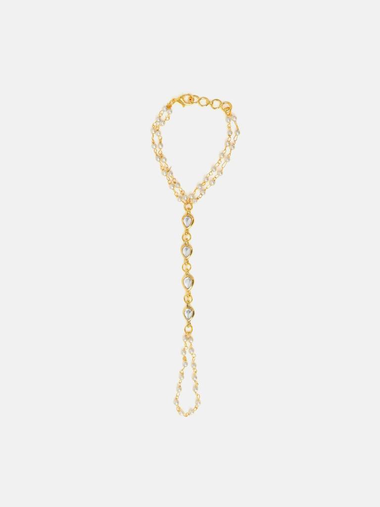 Ruby Raang Mannat Pearl Haath Phool : RRKDEC25-43