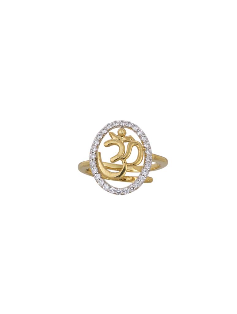 925 Silver Aum Ring : CSR33
