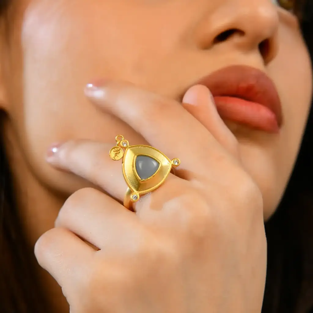 Visuddha - Throat Chakra Ring : IVBR06