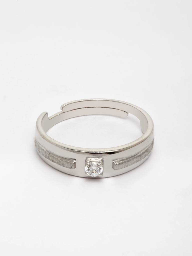 Pure 925 Sterling Silver Nario Adjustable Ring Gift For Men And Boys : CSCPLR8_M