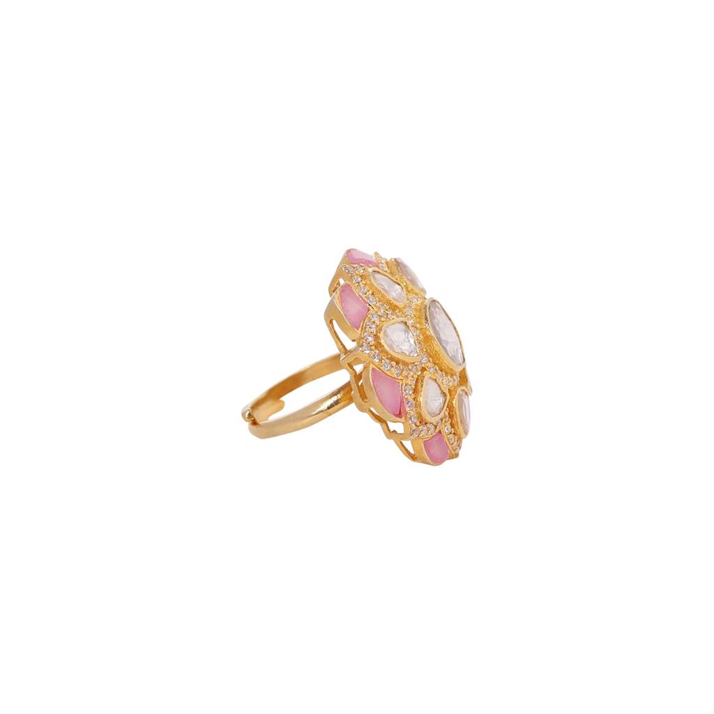 Moissanite Polki Ring 9 : PJ129