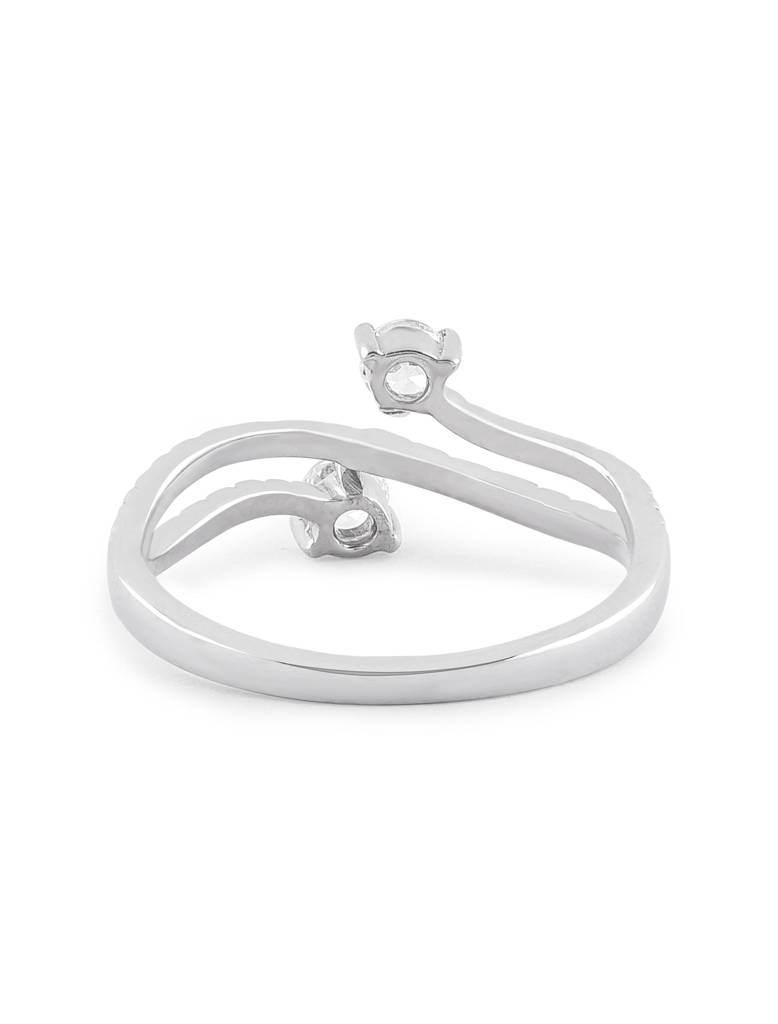 925 Silver Duopoly Ring