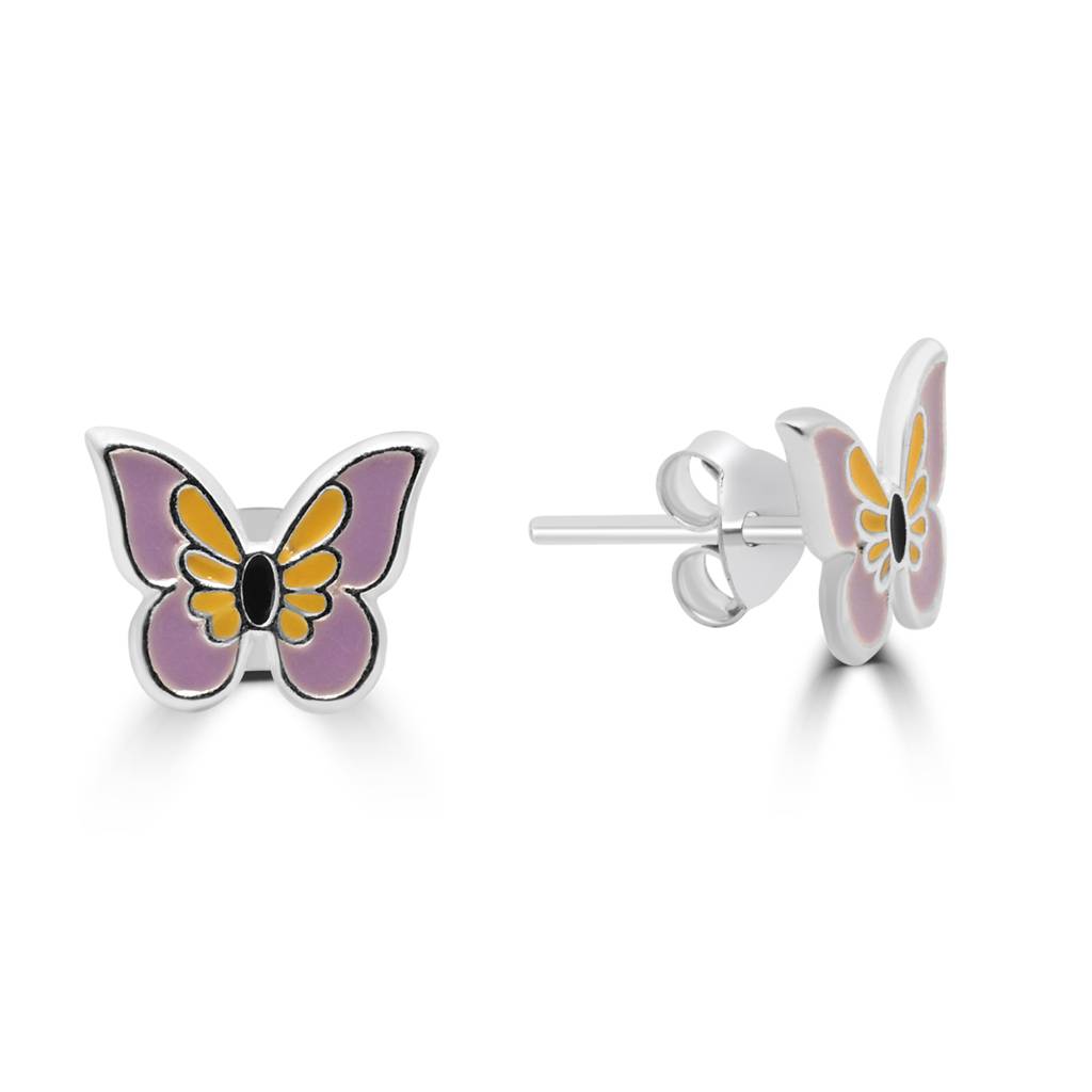 Delicate Sterling Silver Animal-Themed Stud Earrings For A Subtle Yet Bold Statement : TWP1252