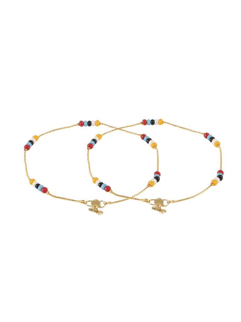 Beach Baatli Anklets : COLORANK1641