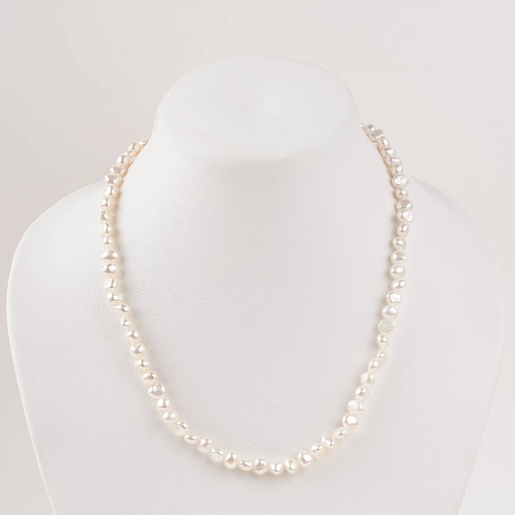 Grace Freshwater Pearl Necklace : NCK-GRC-WT-PRL