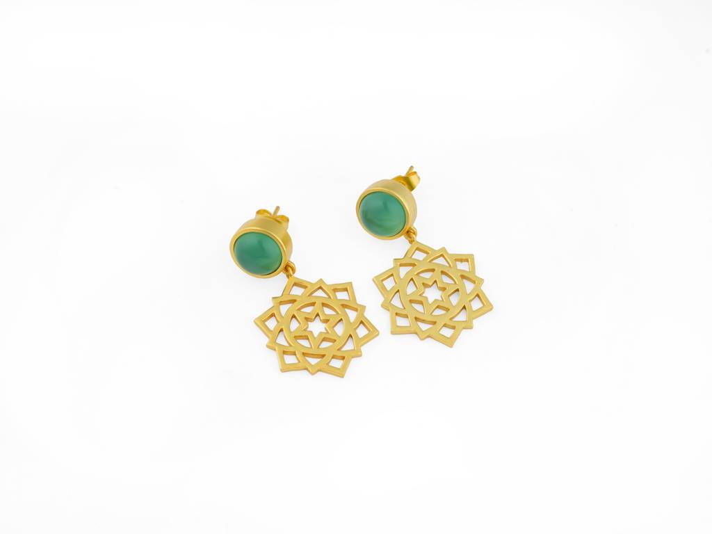 Heart Chakra Earrings : IVBE09