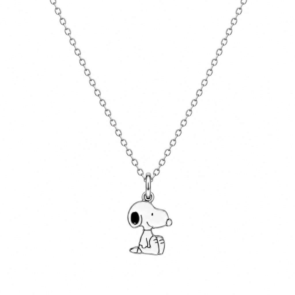 925 Silver Little Snoopy Kids Necklace : PH05945